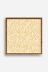 Yaprak Ahşap Çerçeveli Tablo 50 x 50