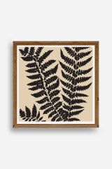 Yaprak Ahşap Çerçeveli Tablo 50 x 50