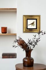 Serçe Çerçeveli Taş Tablo 20 cm