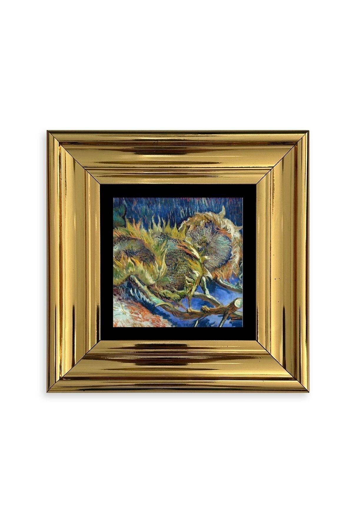 Van Gogh Çerçeveli Taş Tablo 20 cm