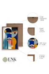 Modern Ahşap Çerçeveli Tablo 50 x 70