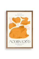 Tavuk Ahşap Çerçeveli Tablo 50 x 70