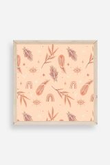 Tüy Ahşap Çerçeveli Tablo 23 x 23