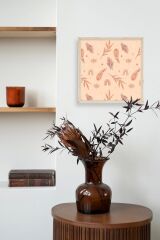 Tüy Ahşap Çerçeveli Tablo 50 x 50