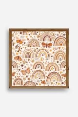 Gökkuşağı Ahşap Çerçeveli Tablo 50 x 50