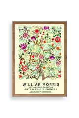 Çiçekler Ahşap Çerçeveli Tablo 50 x 70