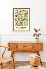 Çiçekler Ahşap Çerçeveli Tablo 30 x 42