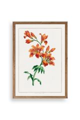 Turuncu Zambak Ahşap Çerçeveli Tablo 23 x 30