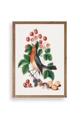 Daldaki Kuş Ahşap Çerçeveli Tablo 30 x 42