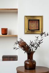 Küfi Ayetel Kürsi Çerçeveli Taş Tablo 20 cm