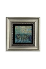 Van Gogh Çerçeveli Taş Tablo 20 cm