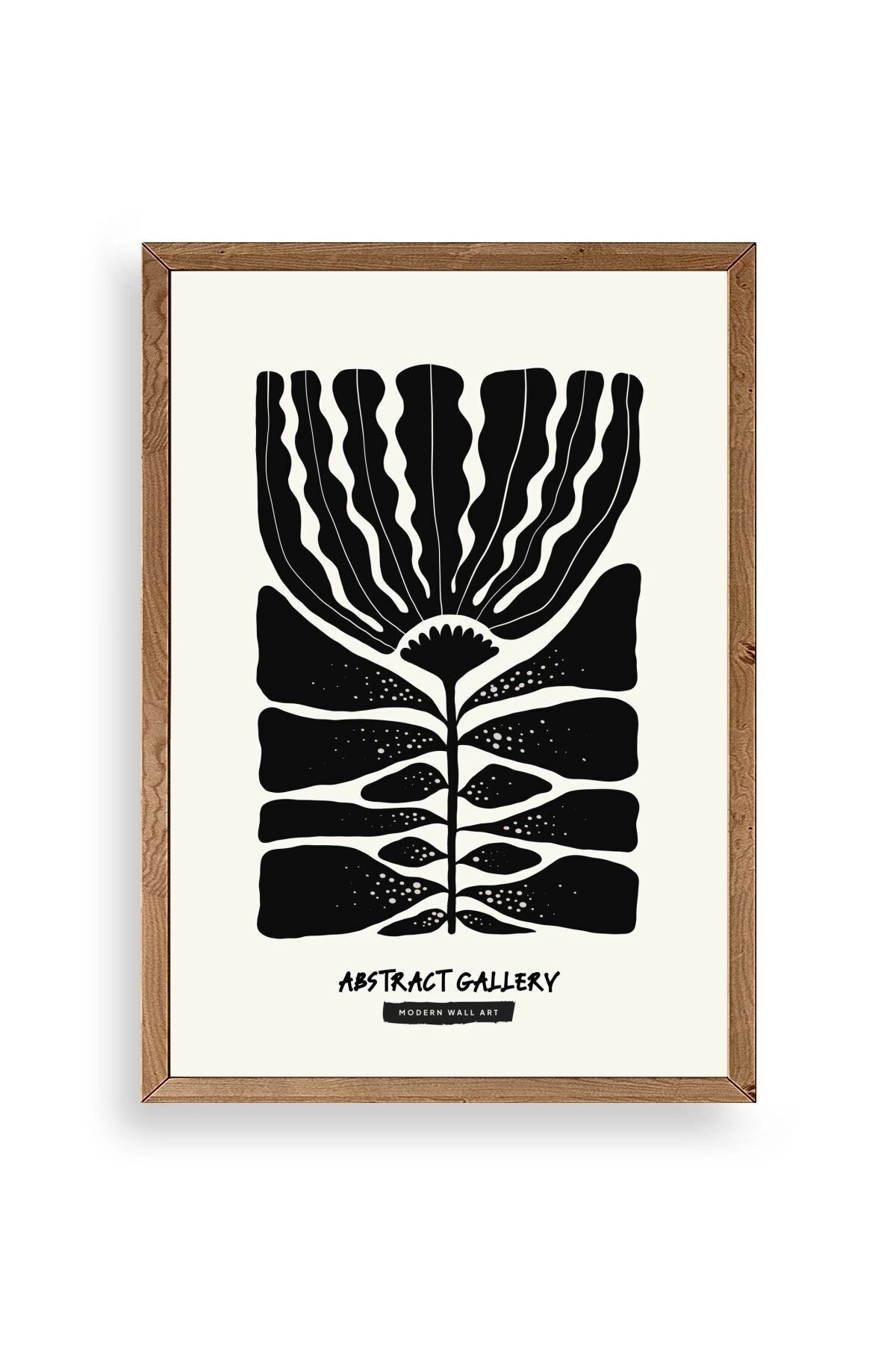 Modern Ahşap Çerçeveli Tablo 23 x 30