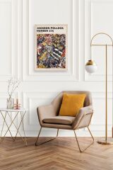 Jackson Polloc Ahşap Çerçeveli Tablo 50 x 70