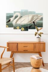 Deniz Manzarası 5 Parçalı Mdf Tablo 60 x 100