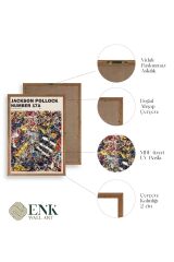 Jackson Polloc Ahşap Çerçeveli Tablo 50 x 70