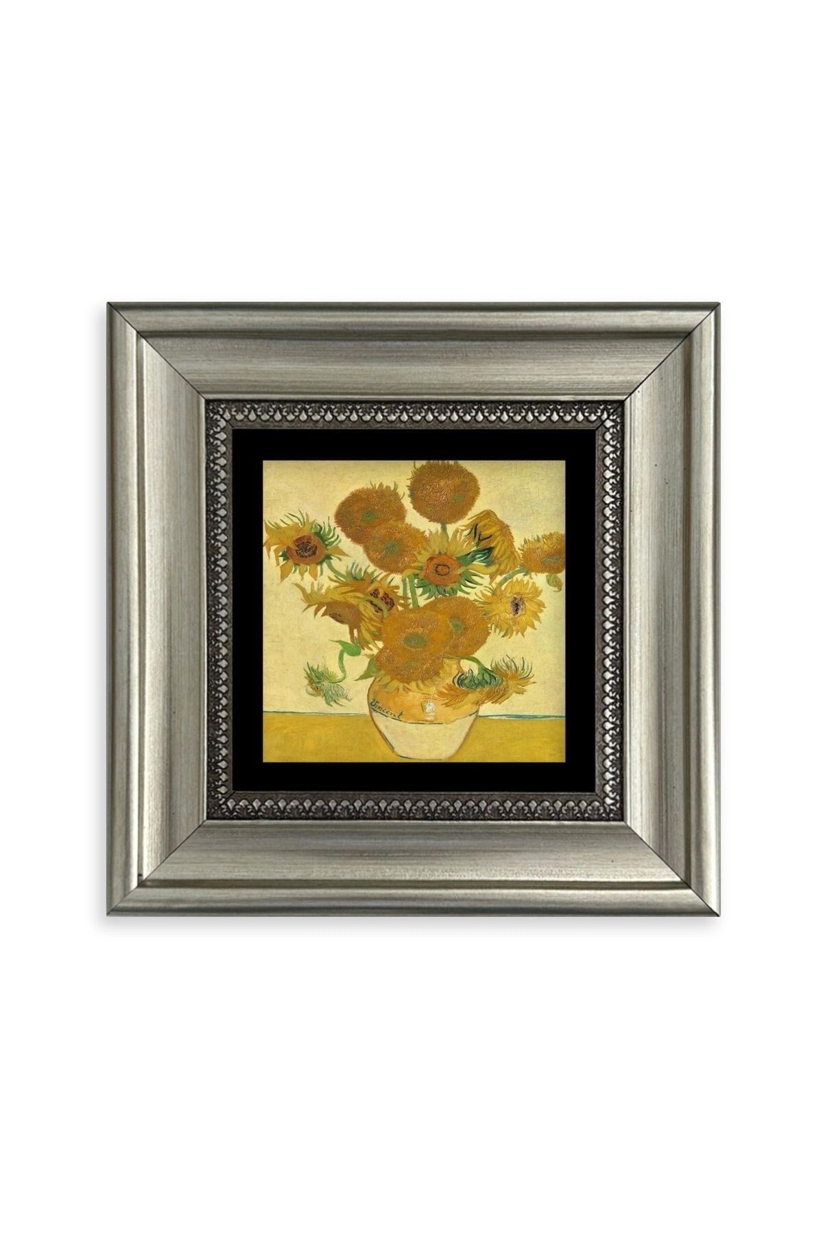 Van Gogh Çerçeveli Taş Tablo 20 cm