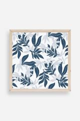 Yaprak Ahşap Çerçeveli Tablo 42 x 42