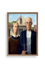 Lotus Water Lily Ahşap Çerçeveli Tablo 30 x 42