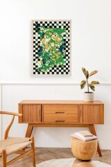 Desen Ahşap Çerçeveli Tablo 23 x 30