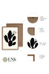 Çiçek Ahşap Çerçeveli Tablo 50 x 70