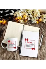 Babalar Günü Kalem, Defter Ve Kupa Seti