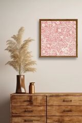 Modern Ahşap Çerçeveli Tablo 23 x 23