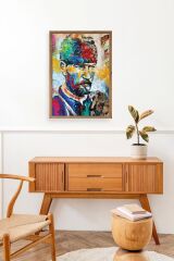Atatürk Ahşap Çerçeveli Tablo 50 x 70