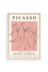Picasso Ahşap Çerçeveli Tablo 17 x 23
