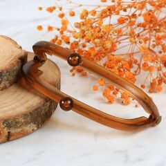 Loren Plastik Cüzdan Klipsi-Kahverengi