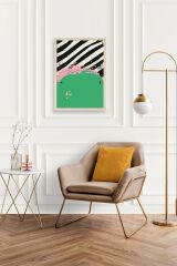 Modern Ahşap Çerçeveli Tablo 50 x 70