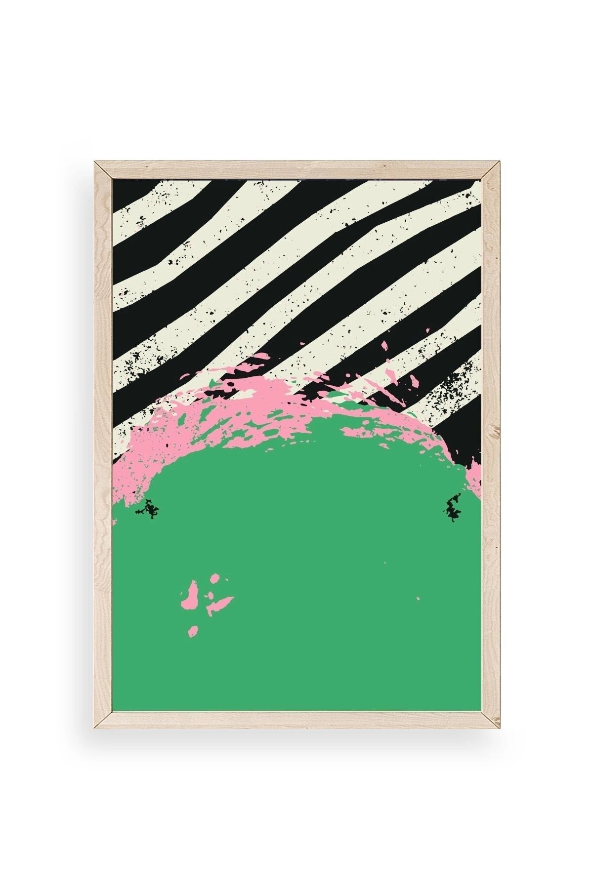 Modern Ahşap Çerçeveli Tablo 50 x 70