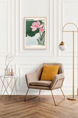 Ohara Koson Ahşap Çerçeveli Tablo 23 x 30