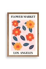 Çiçek Ahşap Çerçeveli Tablo 17 x 23