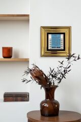 Ayetel Kürsi Çerçeveli Taş Tablo 20 cm