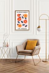 Çiçek Ahşap Çerçeveli Tablo 23 x 30