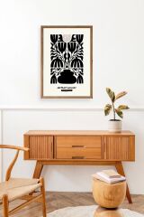 Çiçek Ahşap Çerçeveli Tablo 50 x 70