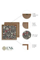 666 Ahşap Çerçeveli Tablo 50 x 50