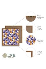 Çiçek Ahşap Çerçeveli Tablo 23 x 23