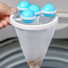 Buffer ® Çamaşır Makinesi İçin  Toz ve Evcil Hayvan Tüyü Toplayıcı Yıkanabilir Tüy Temizleme Aparatı