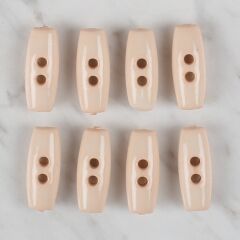 Loren Crafts pudra pembe 8 li çoban düğmesi - 69