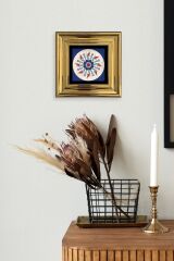 Selçuklu Motif Çerçeveli Taş Tablo 20 cm