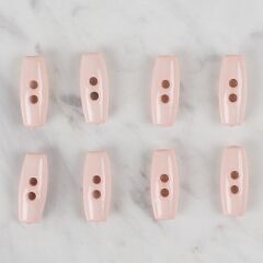 Loren Crafts pudra pembe 8 li çoban düğmesi - 70