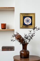 Selçuklu Motif Çerçeveli Taş Tablo 20 cm