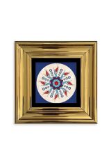 Selçuklu Motif Çerçeveli Taş Tablo 20 cm