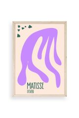 Soyut Ahşap Çerçeveli Tablo 23 x 30