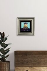 Van Gogh Çerçeveli Taş Tablo 20 cm