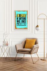 Motto Ahşap Çerçeveli Tablo 50 x 70