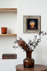 Van Gogh Çerçeveli Taş Tablo 20 cm