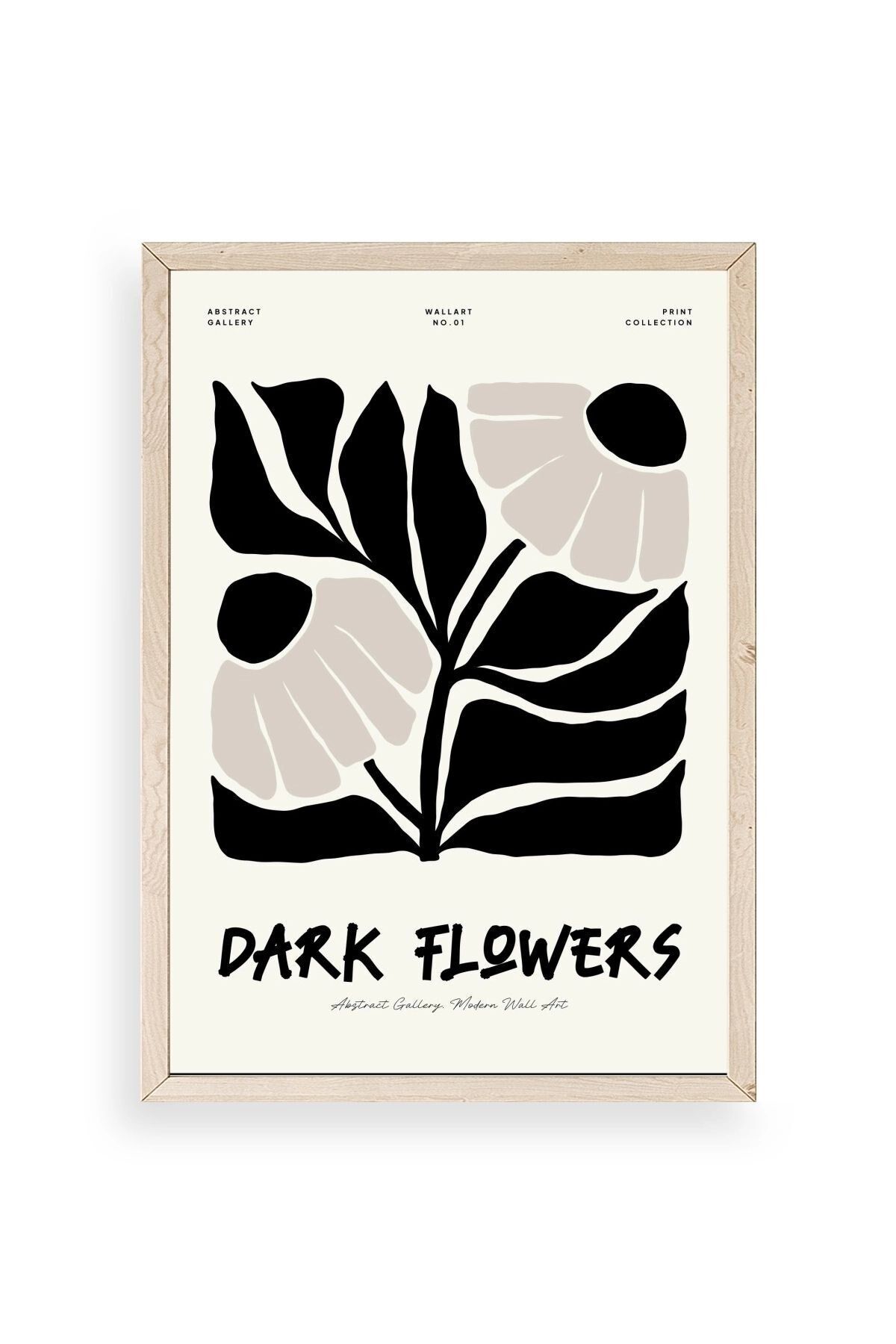 Çiçek Ahşap Çerçeveli Tablo 23 x 30