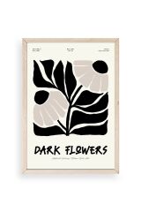 Çiçek Ahşap Çerçeveli Tablo 30 x 42